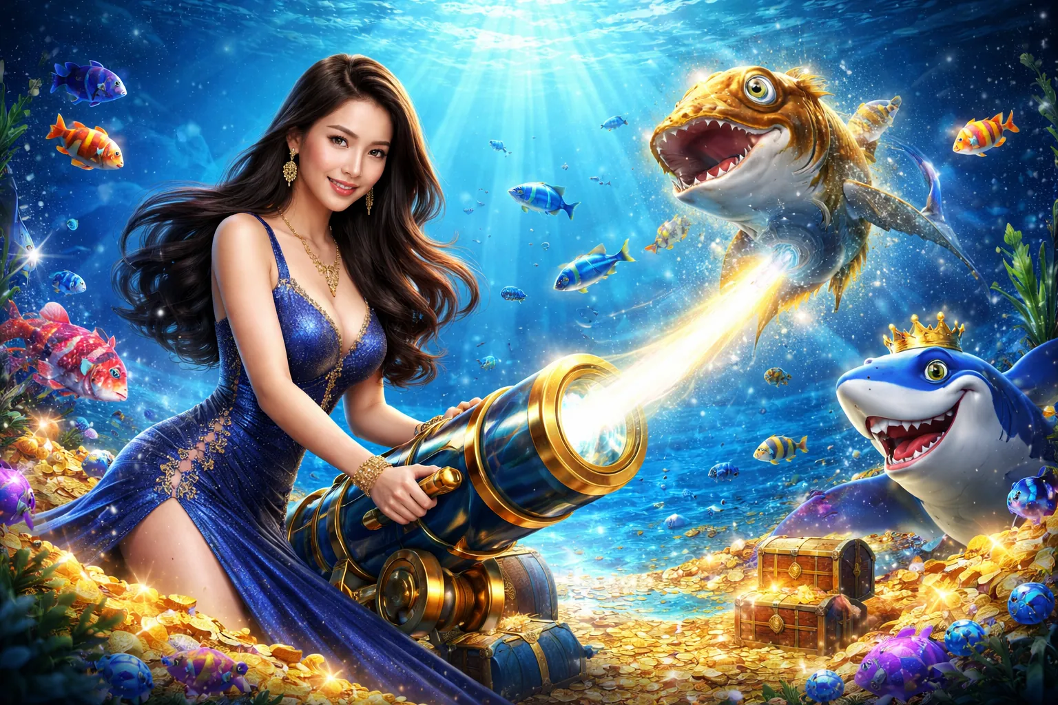 Game bắn cá 79 king với đồ họa sống động dưới đại dương
